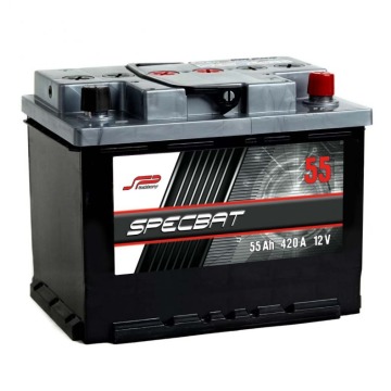Akumulator 55Ah 420A EN Specbat Prawy Plus - Akumulatory - Białystok - zdjęcie 1