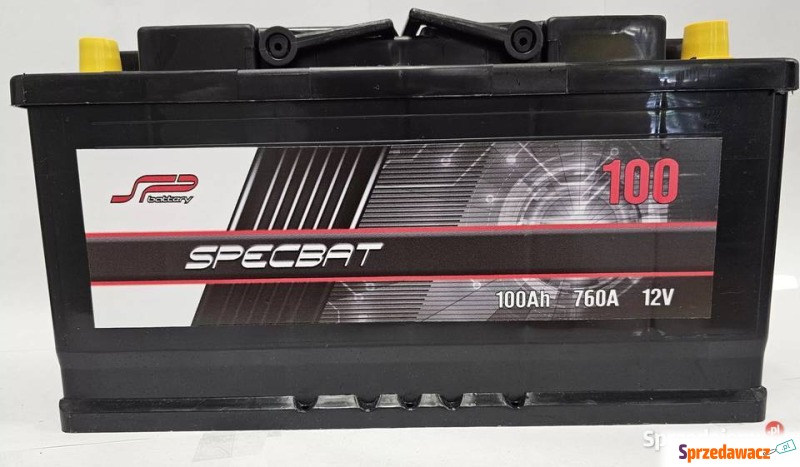 Akumulator 100Ah 800A EN Specbat Prawy Plus - Akumulatory - Białystok