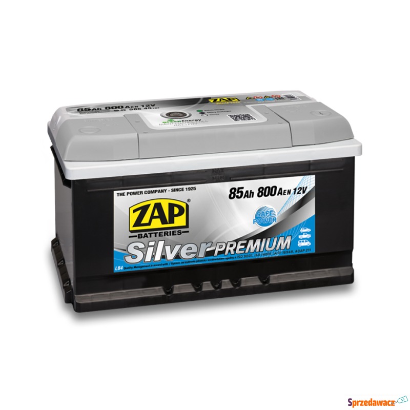 Akumulator 85Ah Zap Silver Premium 800A - Akumulatory - Kraków