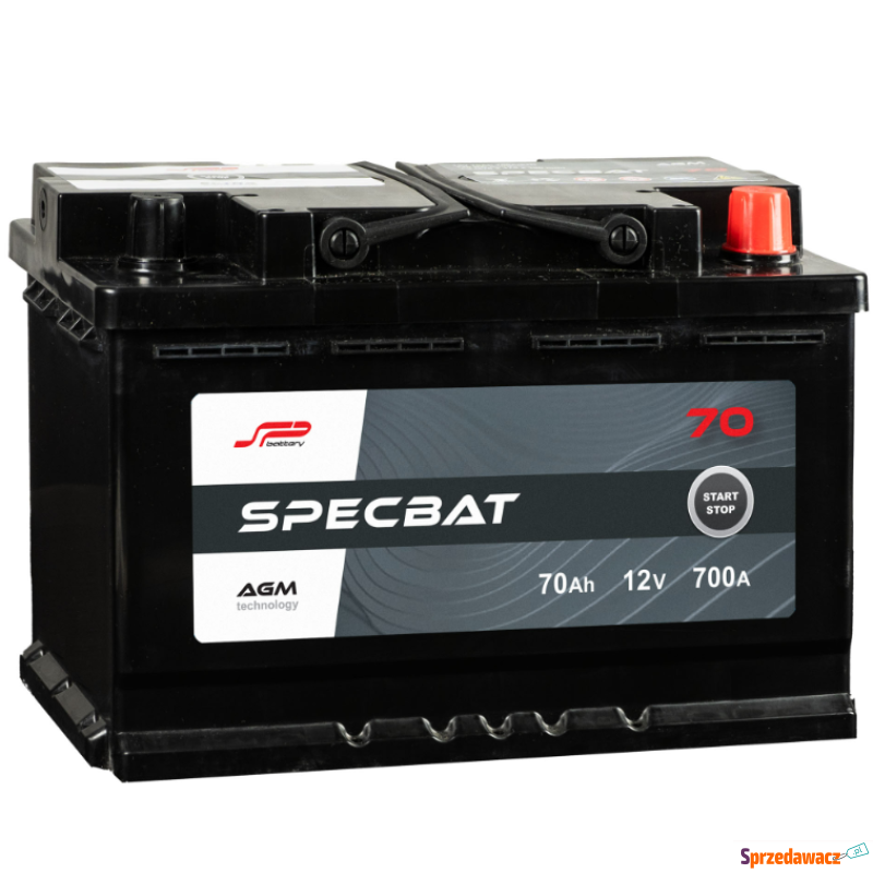 Akumulator 70Ah 700A Specbat start&stop agm  Prawy... - Akumulatory - Słupsk