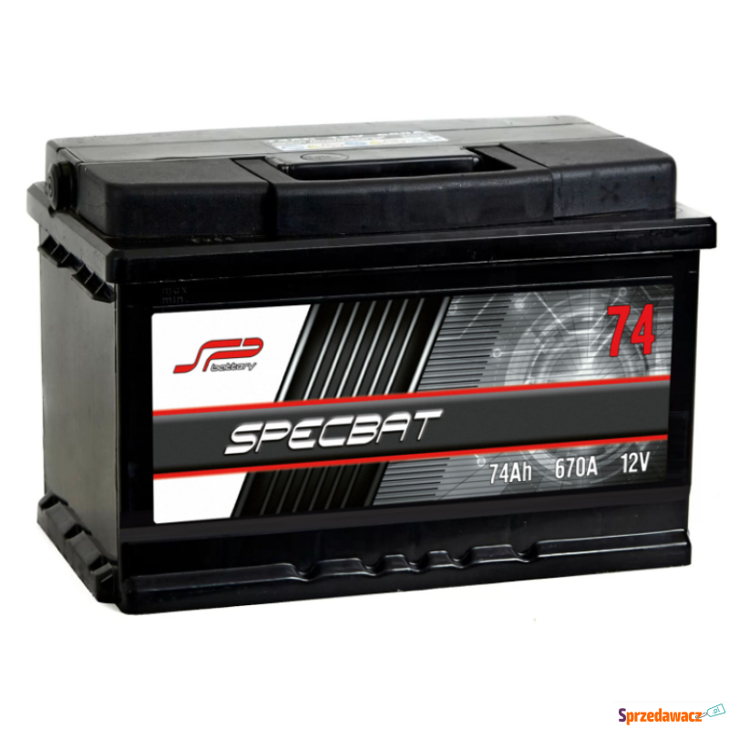 Akumulator 74Ah 670A Specbat  EN niski - Akumulatory - Słupsk