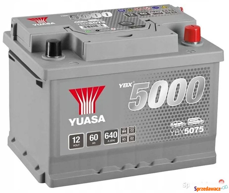 Akumulator 60Ah 640A Yuasa Silver...