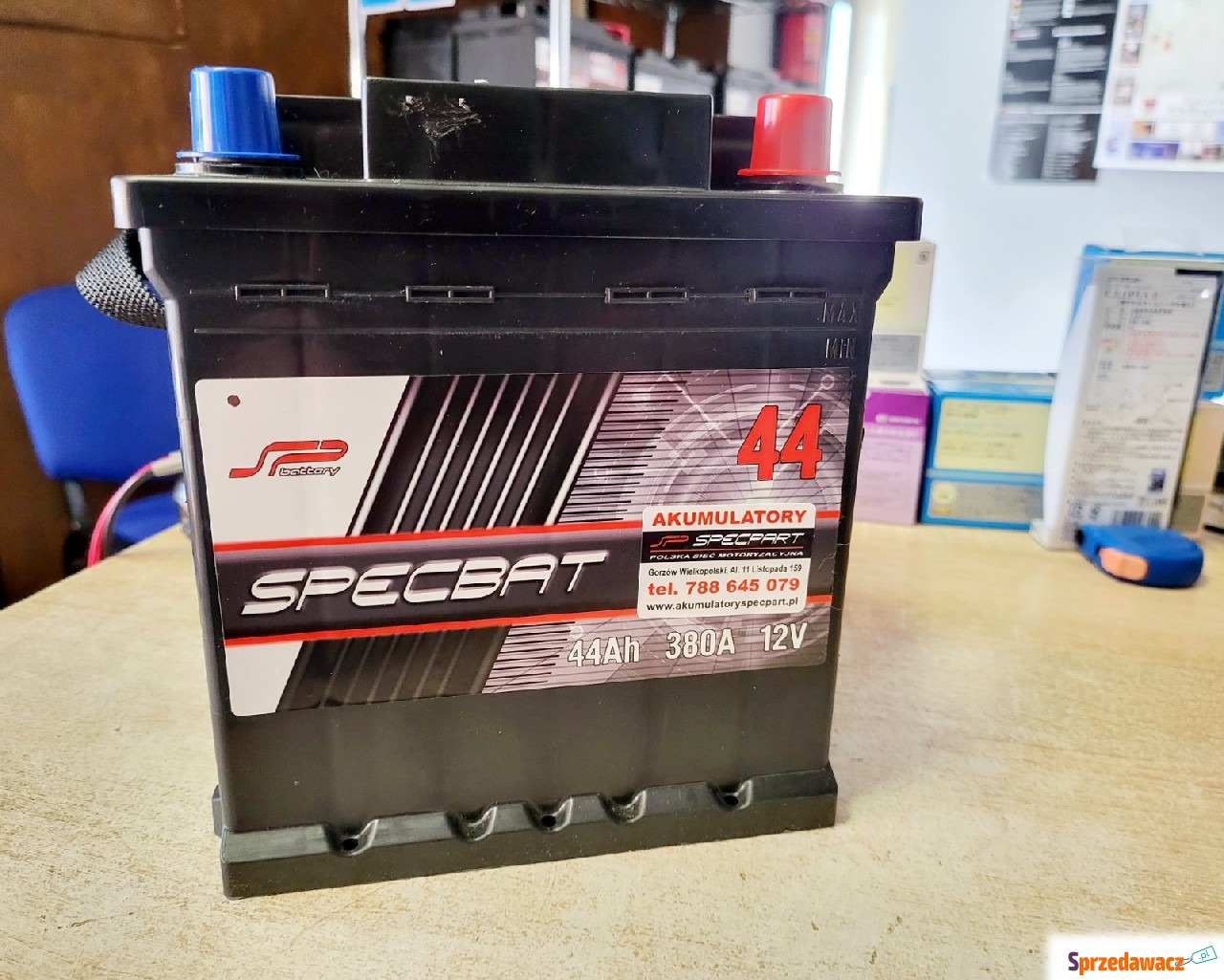 Akumulator 44Ah 380A Specbat Kostka