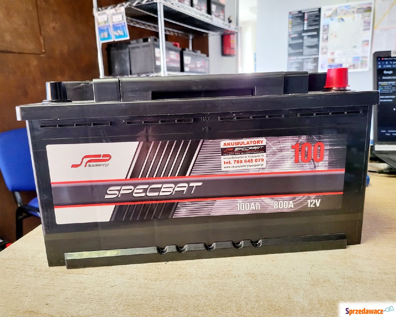 Akumulator 100Ah 800A EN Specbat