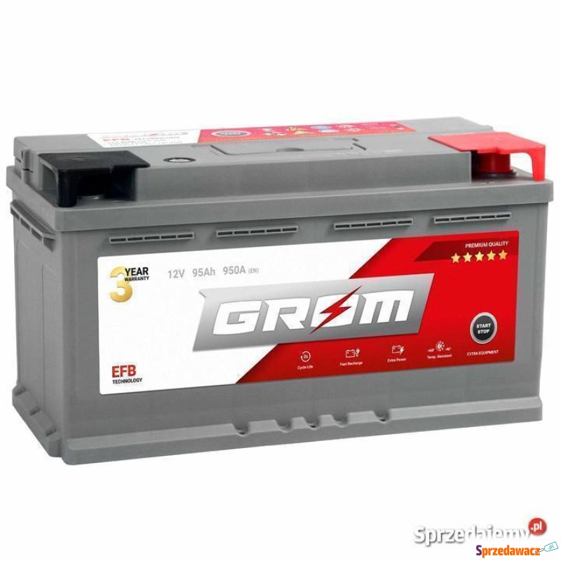 Akumulator 95Ah 950A GROM efb start...