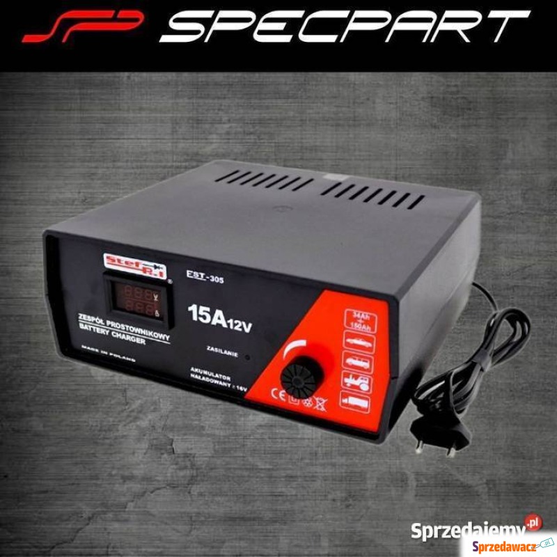 Prostownik STEF-pol est-305 12V/15A