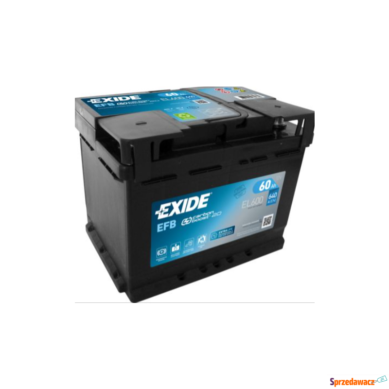 Akumulator 60Ah 640A EL600 Exide...