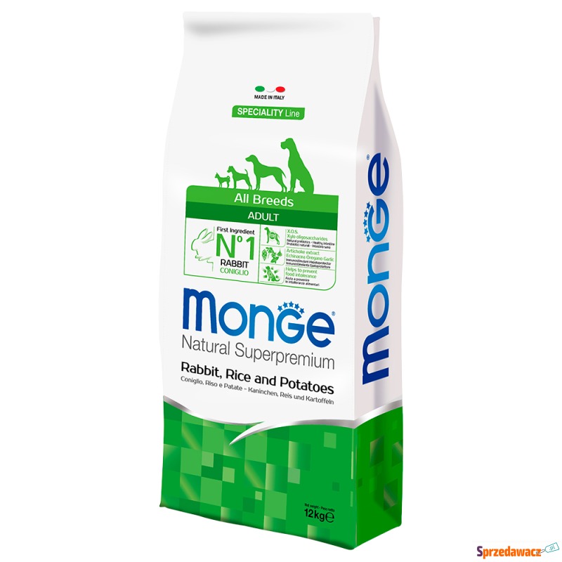 Monge Super Premium Królik, Ryż...