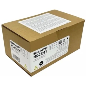 Toner Oryginalny Sharp MX-C52TY (MXC52TY) (Żółty) - DARMOWA DOSTAWA w 24h