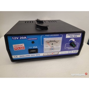 Prostownik Grom 12V 20A