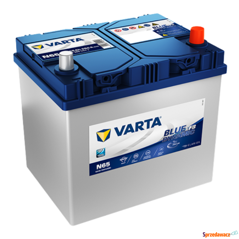 Akumulator 65Ah 650A Varta Blue Dynamic efb n65 - Akumulatory - Słupsk