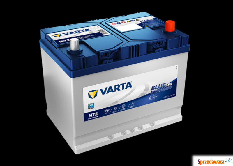 Akumulator 72Ah 760A Varta Blue Dynamic efb  N72 - Akumulatory - Słupsk