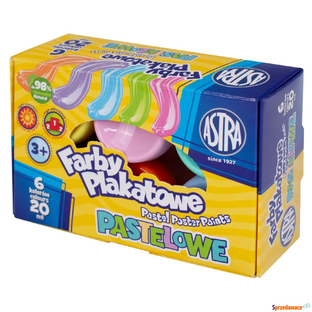 Farby plakatowe pastelowe Astra...