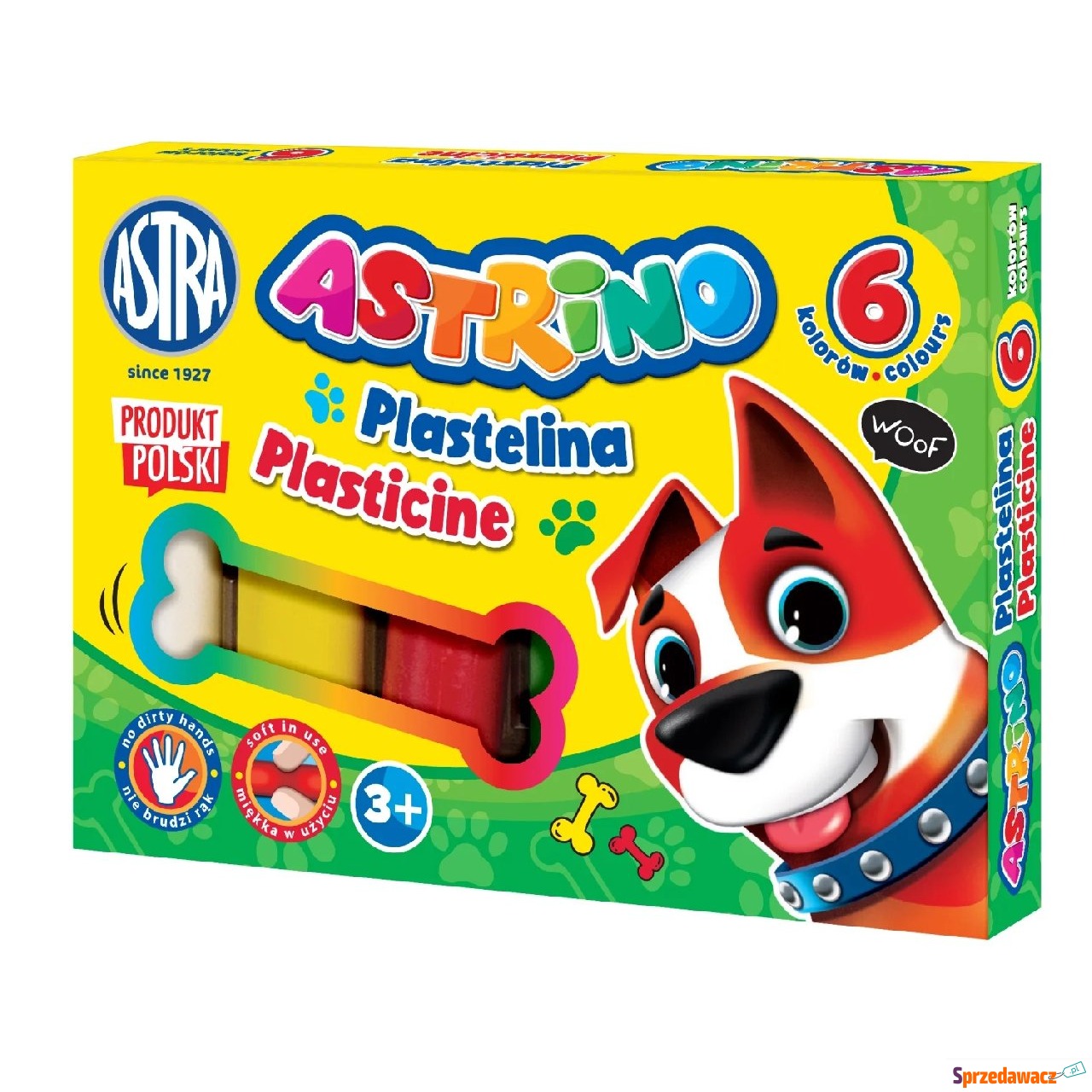 Plastelina 6 kolorów Astrino