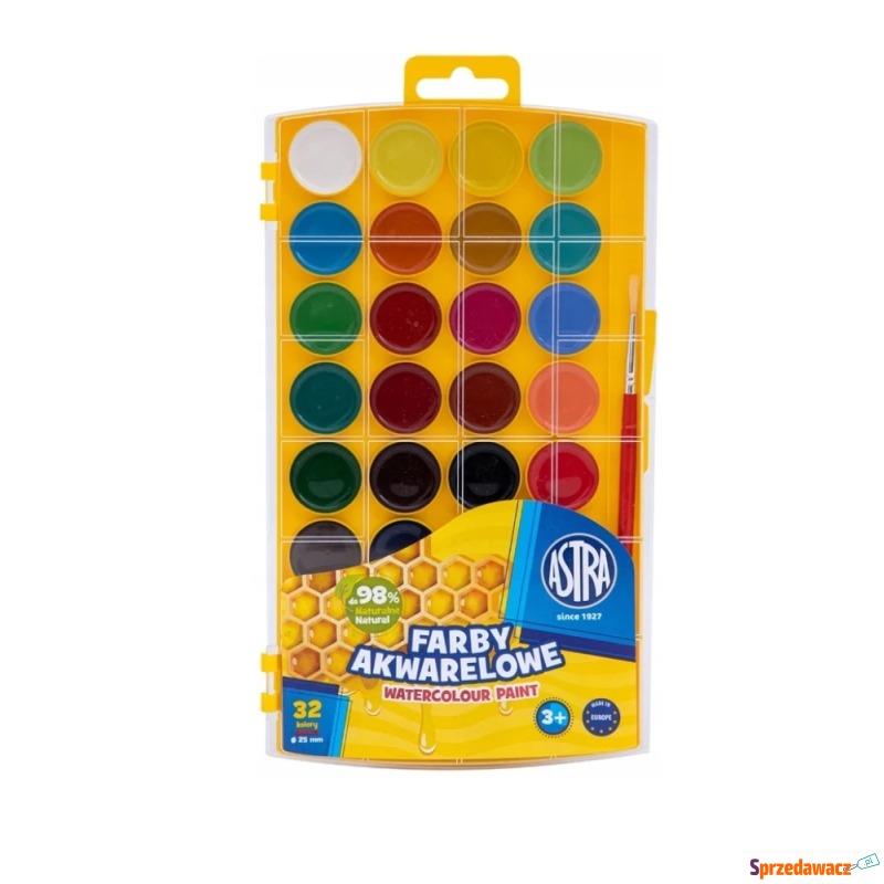 Farby akwarelowe 32 kolory Astra