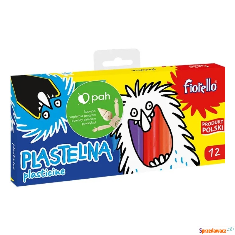 Plastelina tania 12 kolorów fiorello