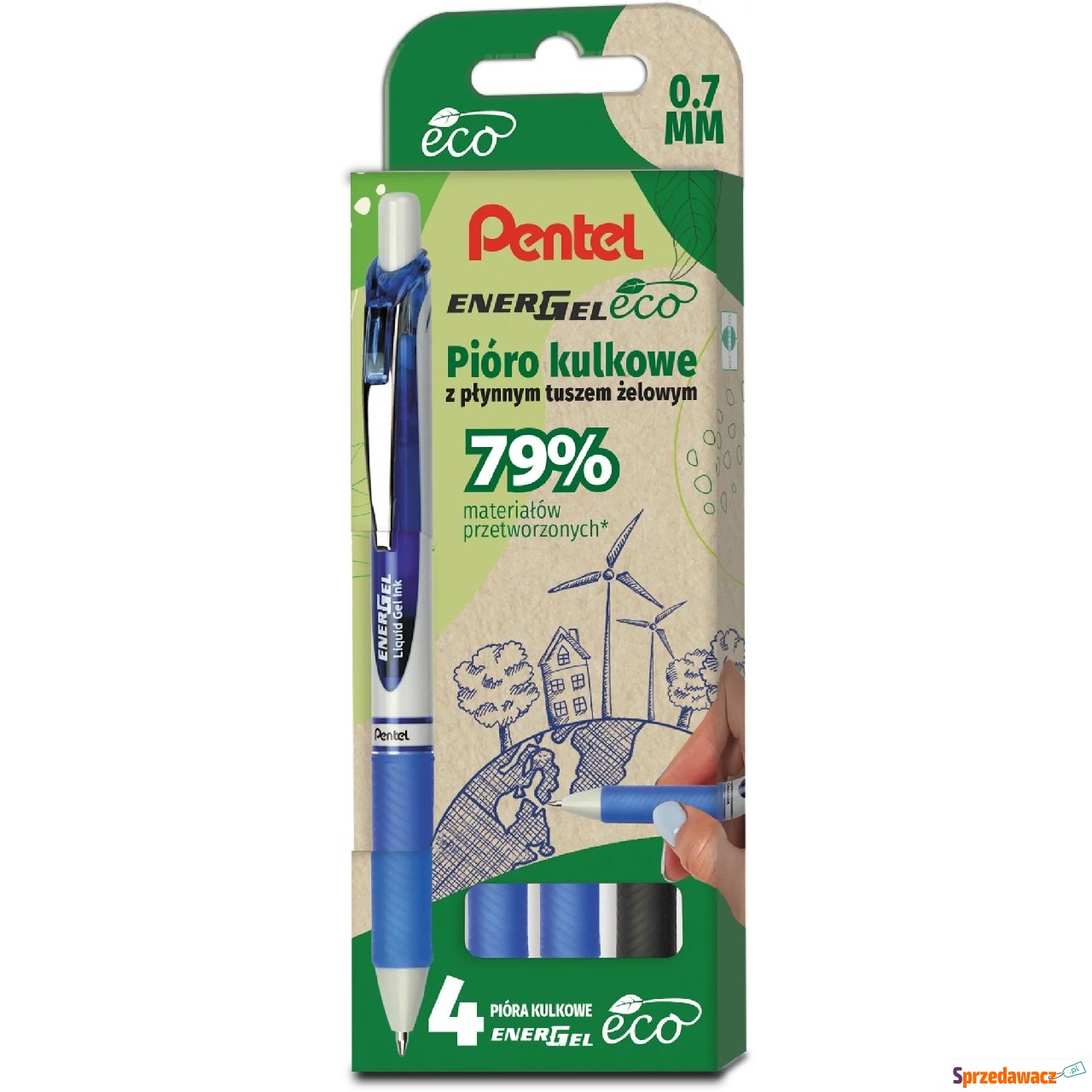 Pióro kulkowe energel BL77 eco...