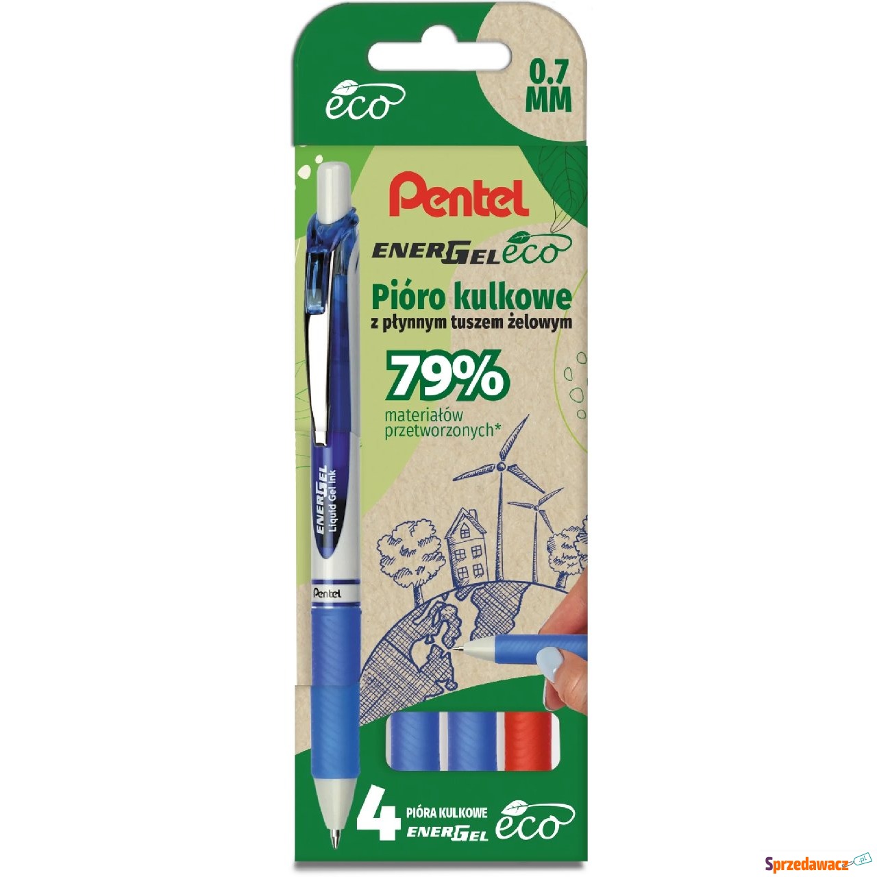Pióro kulkowe energel BL77 eco...