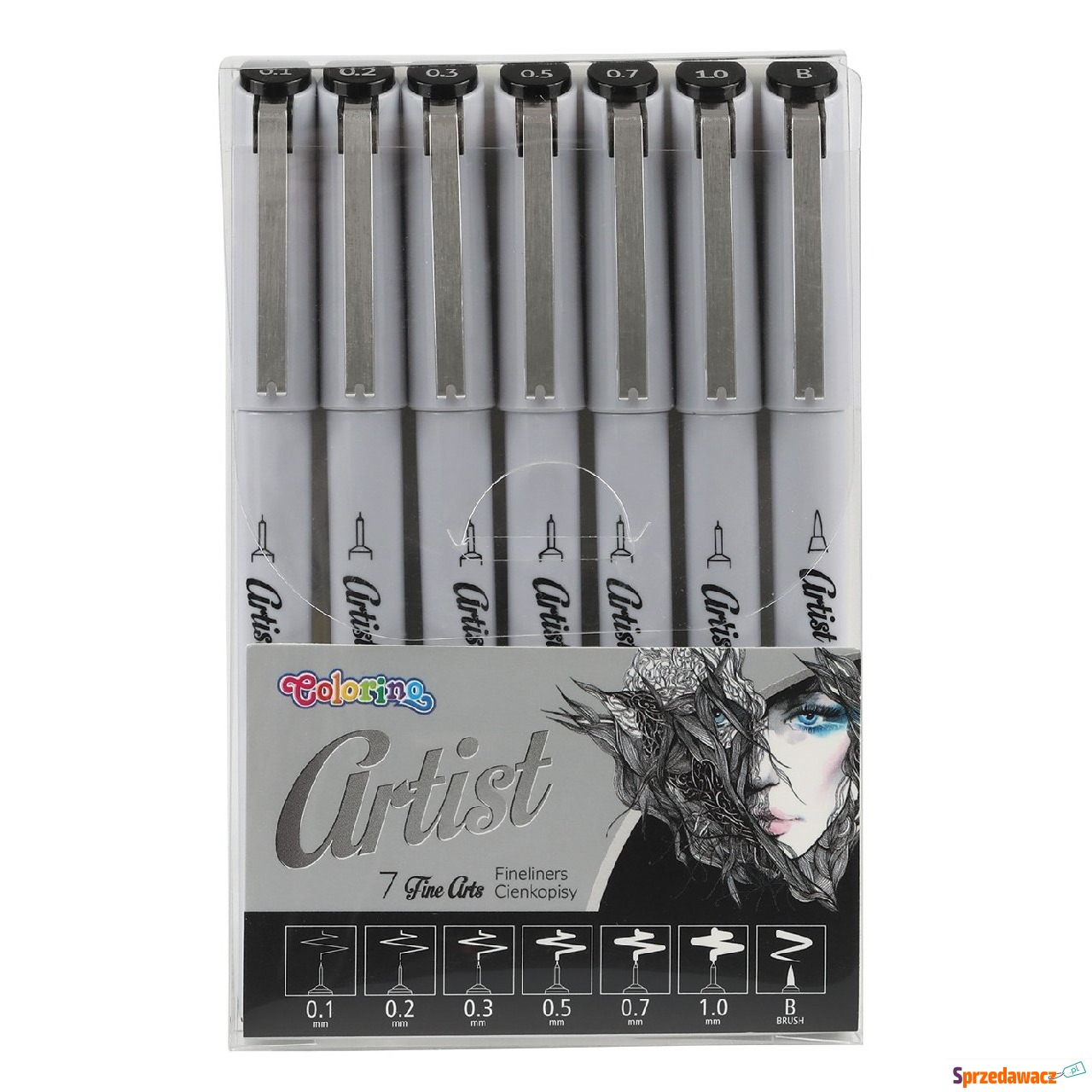 Cienkopisy artist 7 szt colorino...