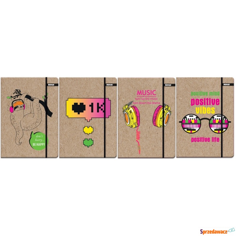 Teczka z gumką A4 Eco Kraft Liner...