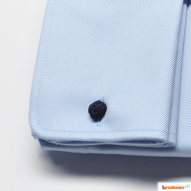 Elegancka błękitna koszula męska...