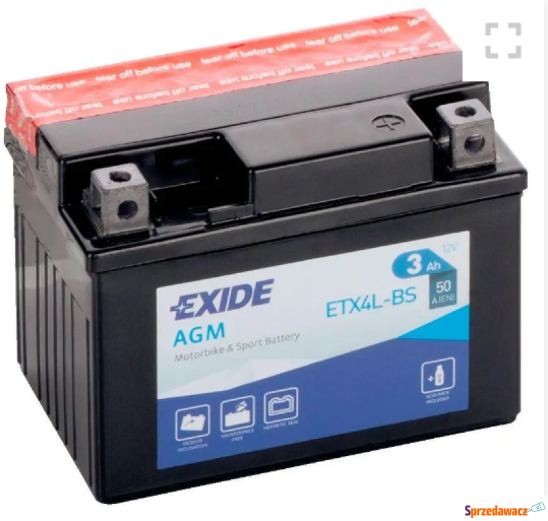 Akumulator motocyklowy EXIDE e...