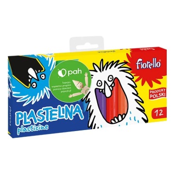 Plastelina tania 12 kolorów fiorello