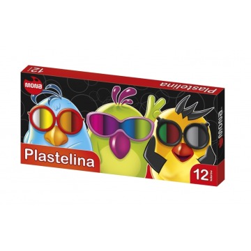 Plastelina 12 kolorów mona
