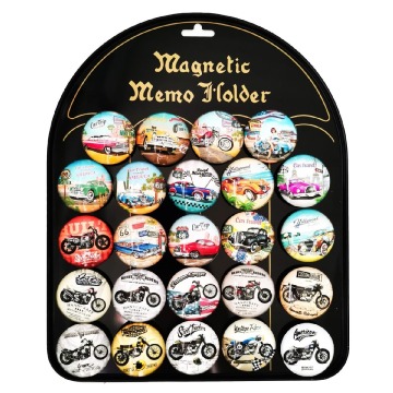 Magnesy motory i auta okrągłe średnica 4cm 24 cm blacha