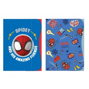 Teczka z gumką lux A4 Spider Man