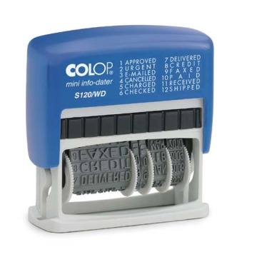 Mini datownik hasło słownik colop S120 WD