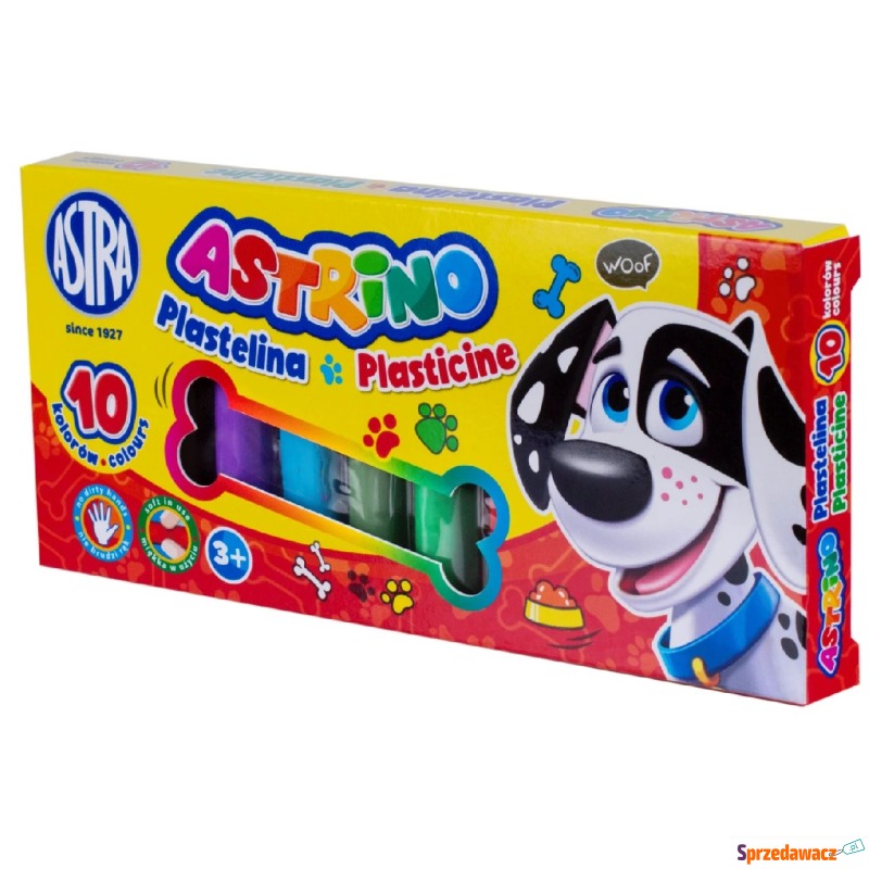 Plastelina 10 kolorów Astrino - Artykuły papiernicze... - Bydgoszcz