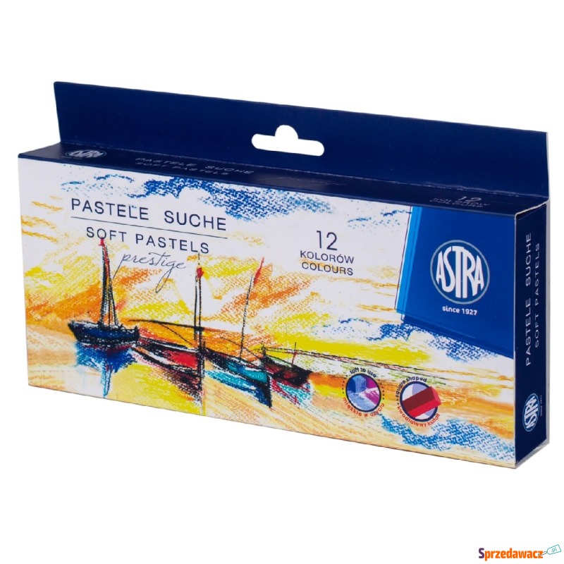 Pastele suche 12 kolorów prestige Astra 323120001 - Kredki, pastele, blendery - Grudziądz