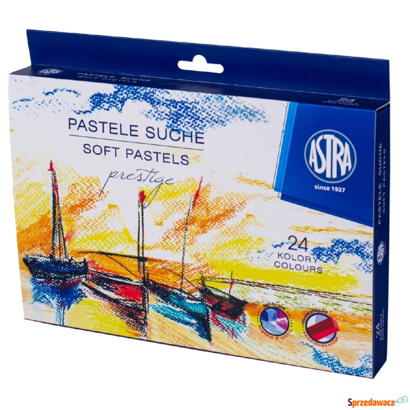 Pastele suche 24 kolorów prestige Astra 323120002 - Kredki, pastele, blendery - Płock