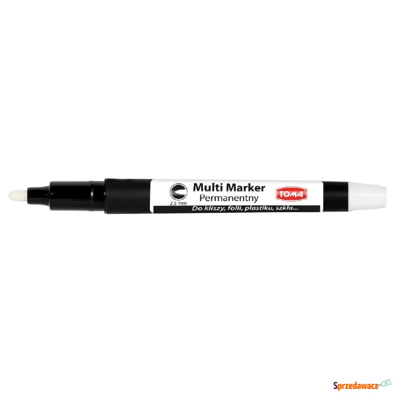 Marker permanentny biały Toma 2,5mm TO-332 - Markery i foliopisy - Konin