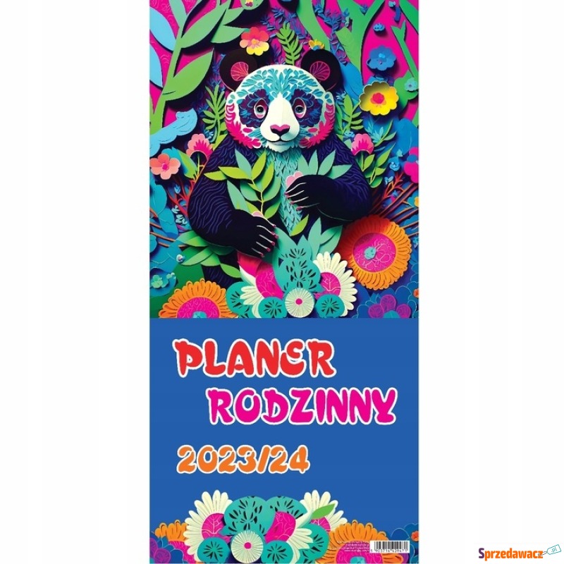 Planer rodzinny 2023/24 wiszący na ścianę - Artykuły papiernicze... - Katowice