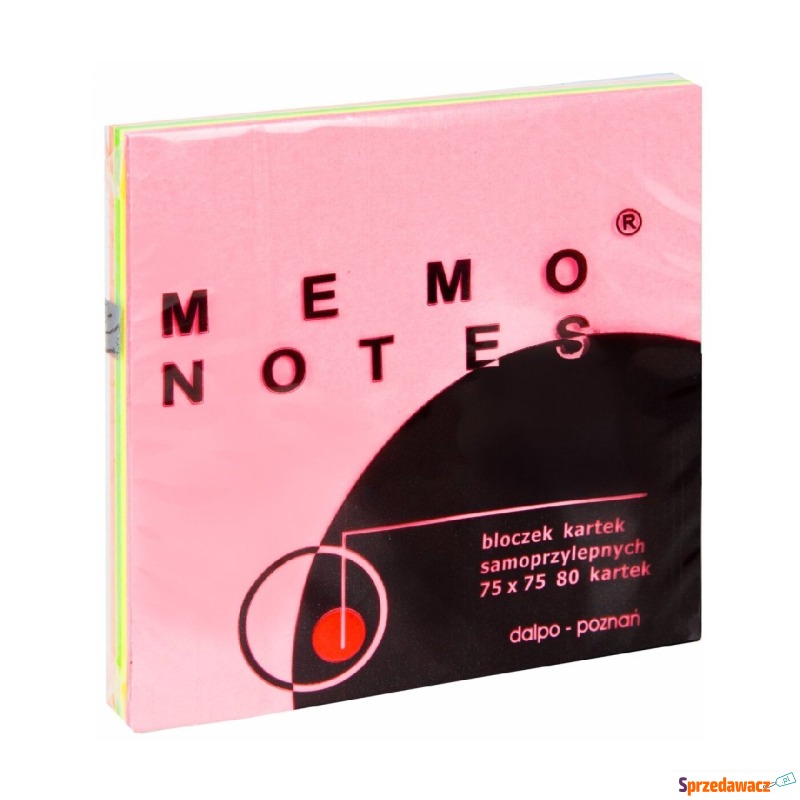 notes samoprzylepny 75x75mm tęczowy 5 kolorow... - Karteczki i kostki - Sosnowiec