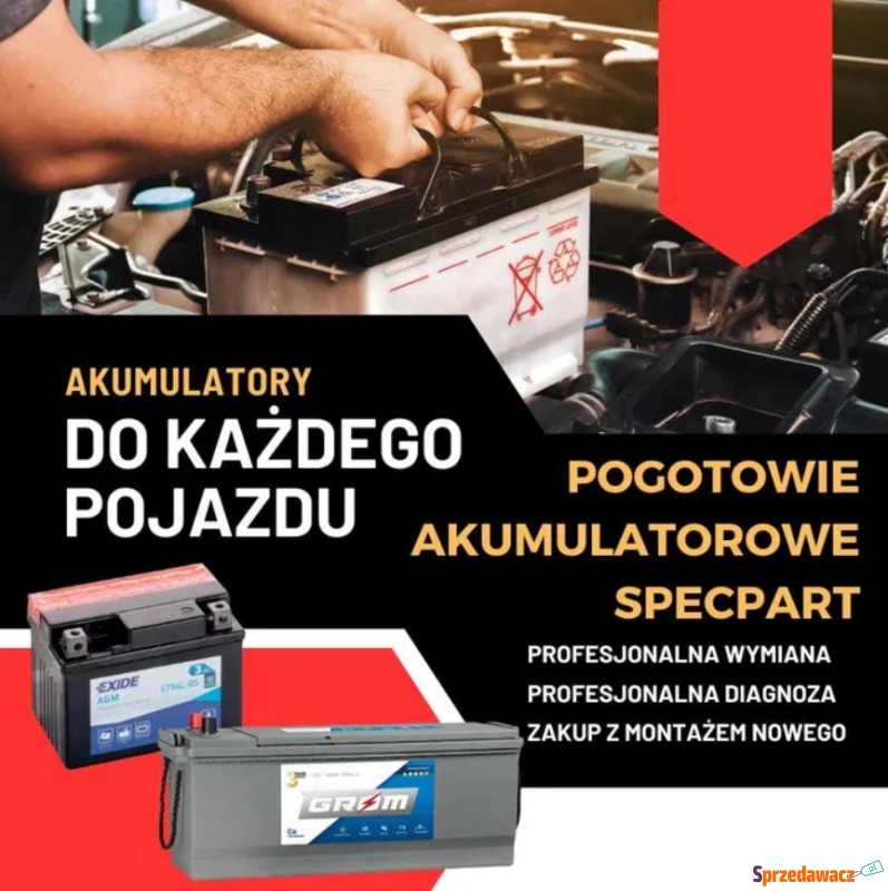 Specpart Akumulatory Pogotowie Akumulatorowe... - Akumulatory - Rzeszów