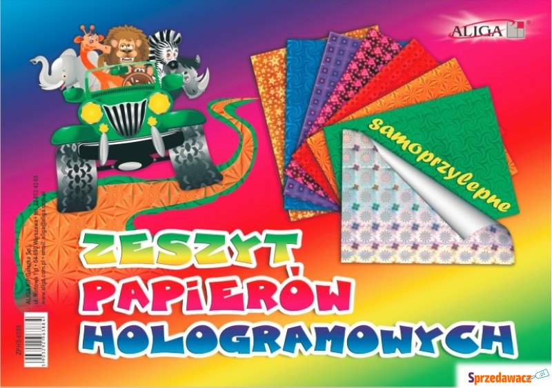 Zeszyt papierów hologramowych...