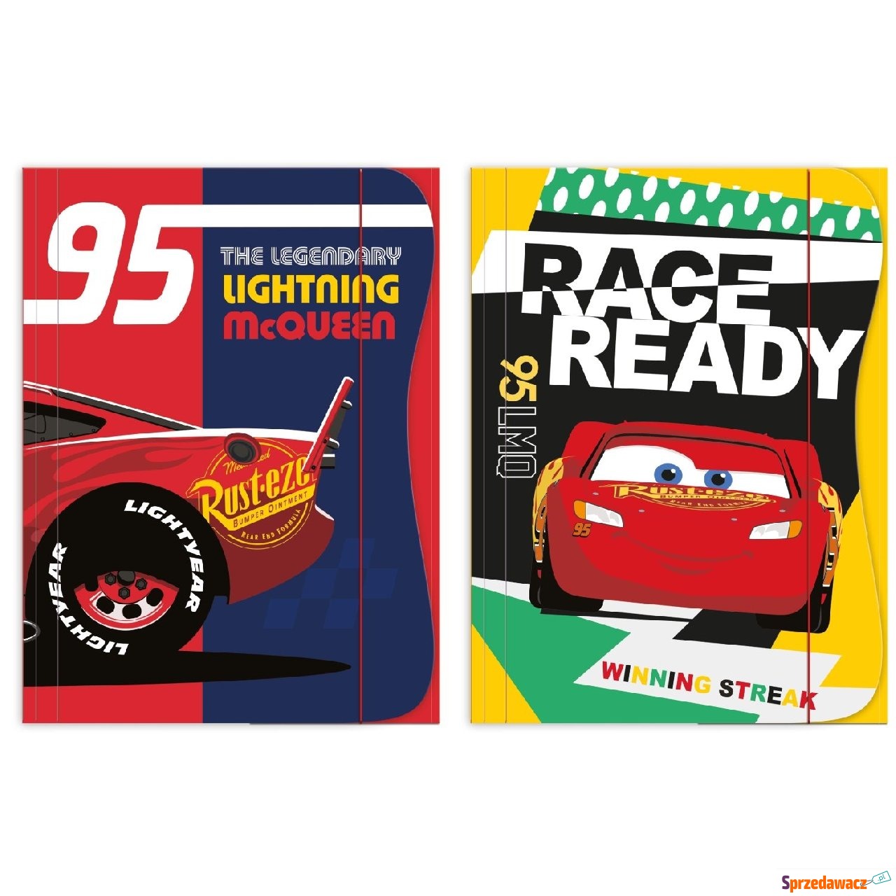 Teczka z gumką dla chlopca Cars