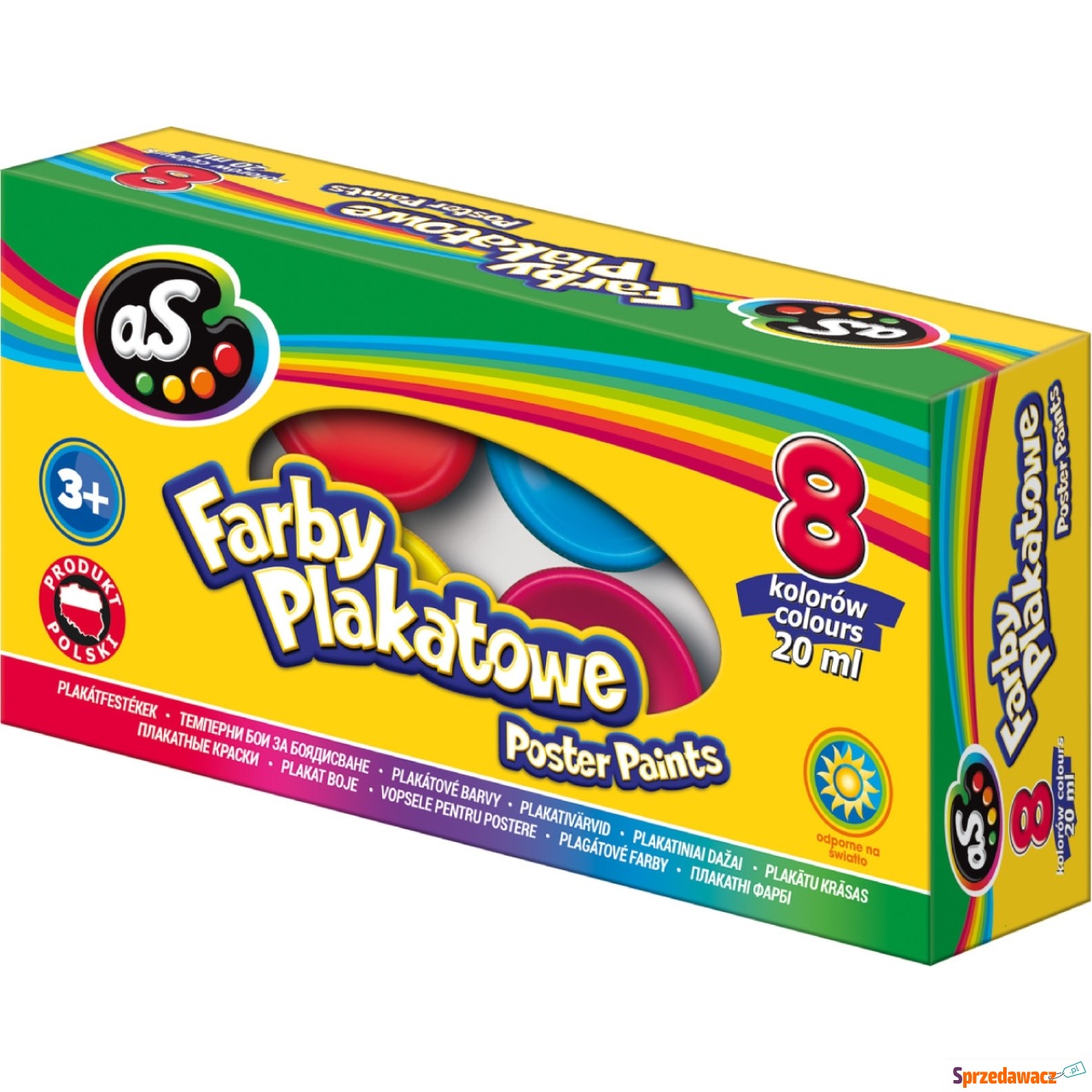 Farby plakatowe Astra AS 8 kolorów...