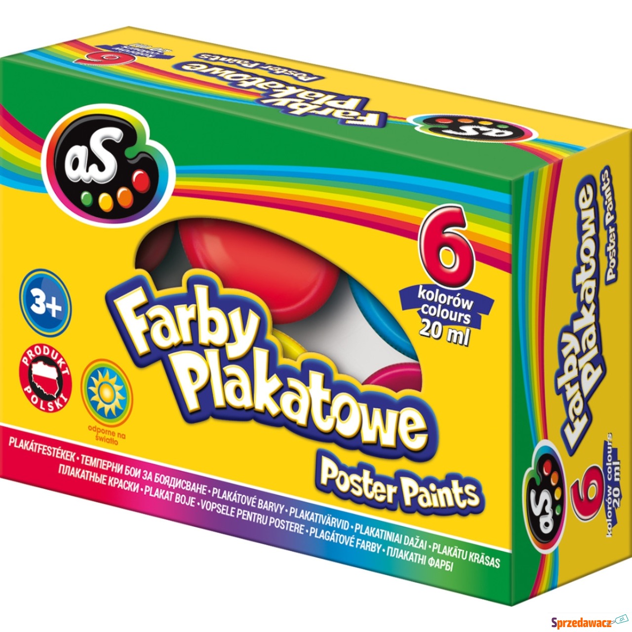 Farby plakatowe Astra AS 6 kolorów...