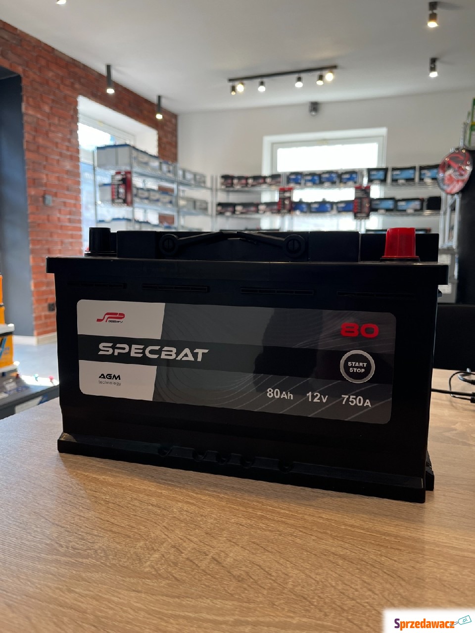 Akumulator 80ah 750a agm Specbat...