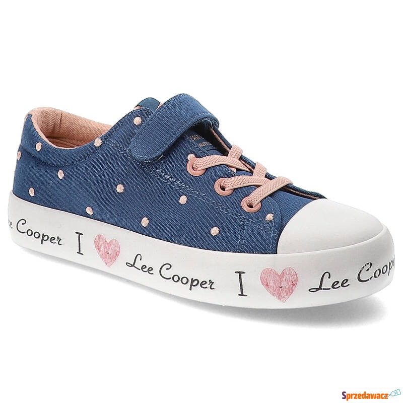 Granatowe Trampki Lee Cooper Modne...