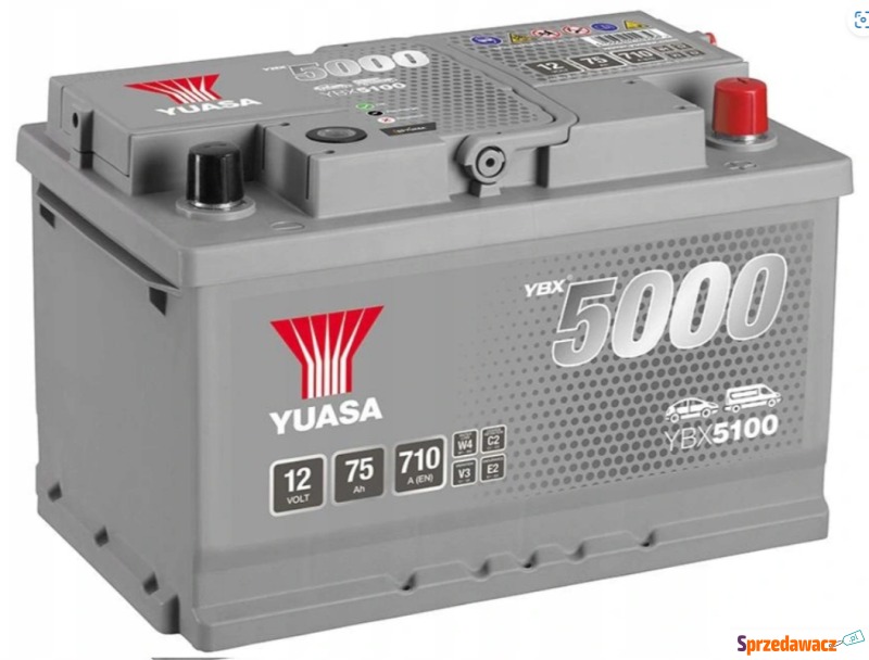 Akumulator Yuasa Silver 12V 75Ah...