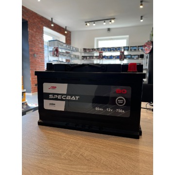 Akumulator 80ah 750a agm Specbat start&stop - Akumulatory - Augustów - zdjęcie 1