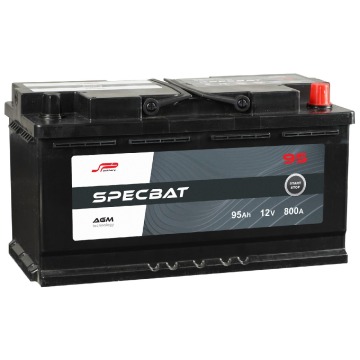 Akumulator 95Ah 800A Specbat agm start&stop - Akumulatory - Augustów - zdjęcie 1