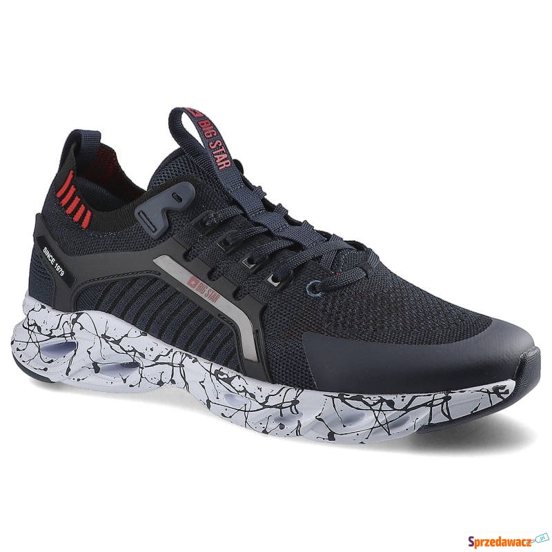 Sneakersy męskie Big Star, z klasycznym sznur... - Buty sportowe miejskie... - Siedlce