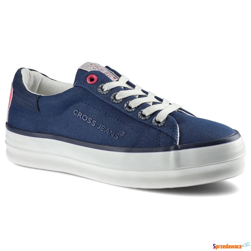 Trampki damskie Cross Jeans, z materiału teks... - Półbuty damskie - Lublin