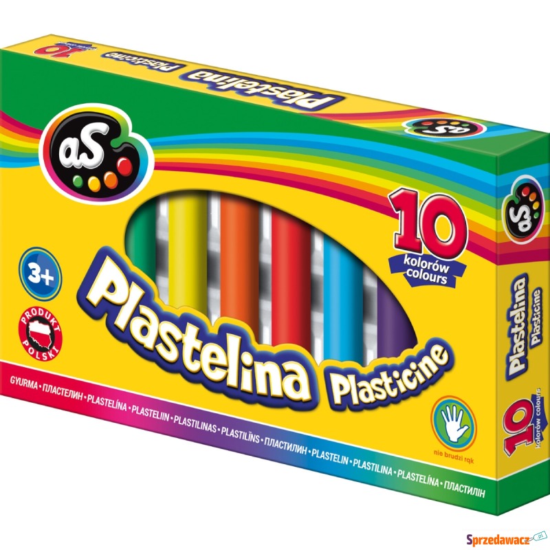 Plastelina Astra AS 10 kolorów - Artykuły papiernicze... - Bytom